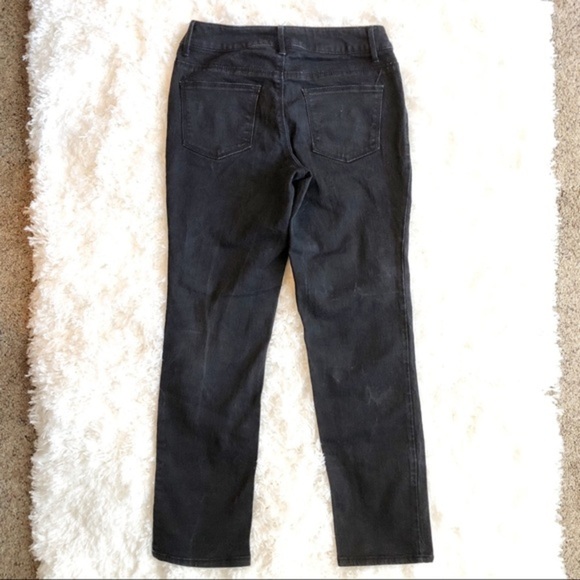 Women’s Faded Glory Black Stone-Washed Jeans Sz 8P - Picture 3 of 6